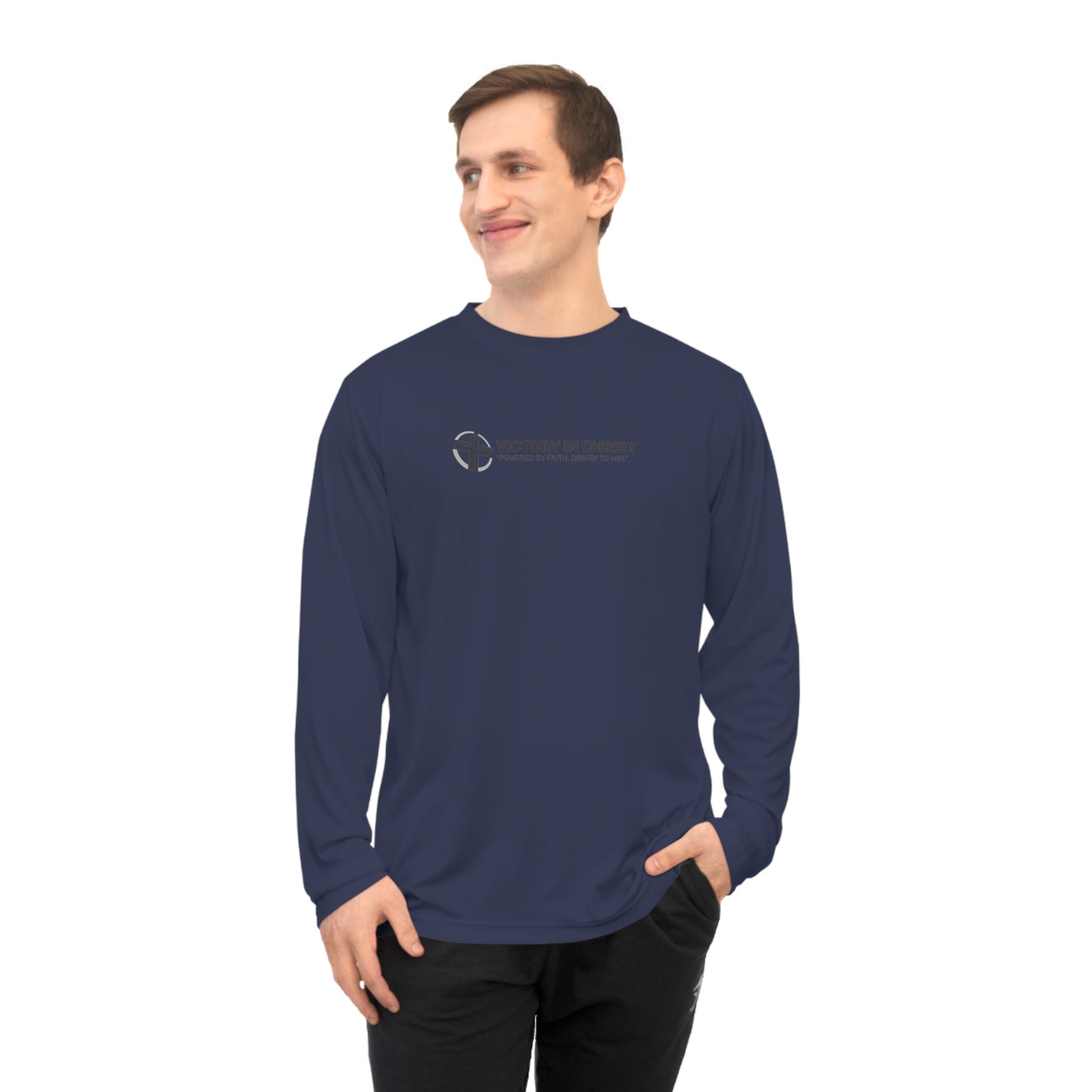 Victory in Christ Unisex Performance Long Sleeve Shirt