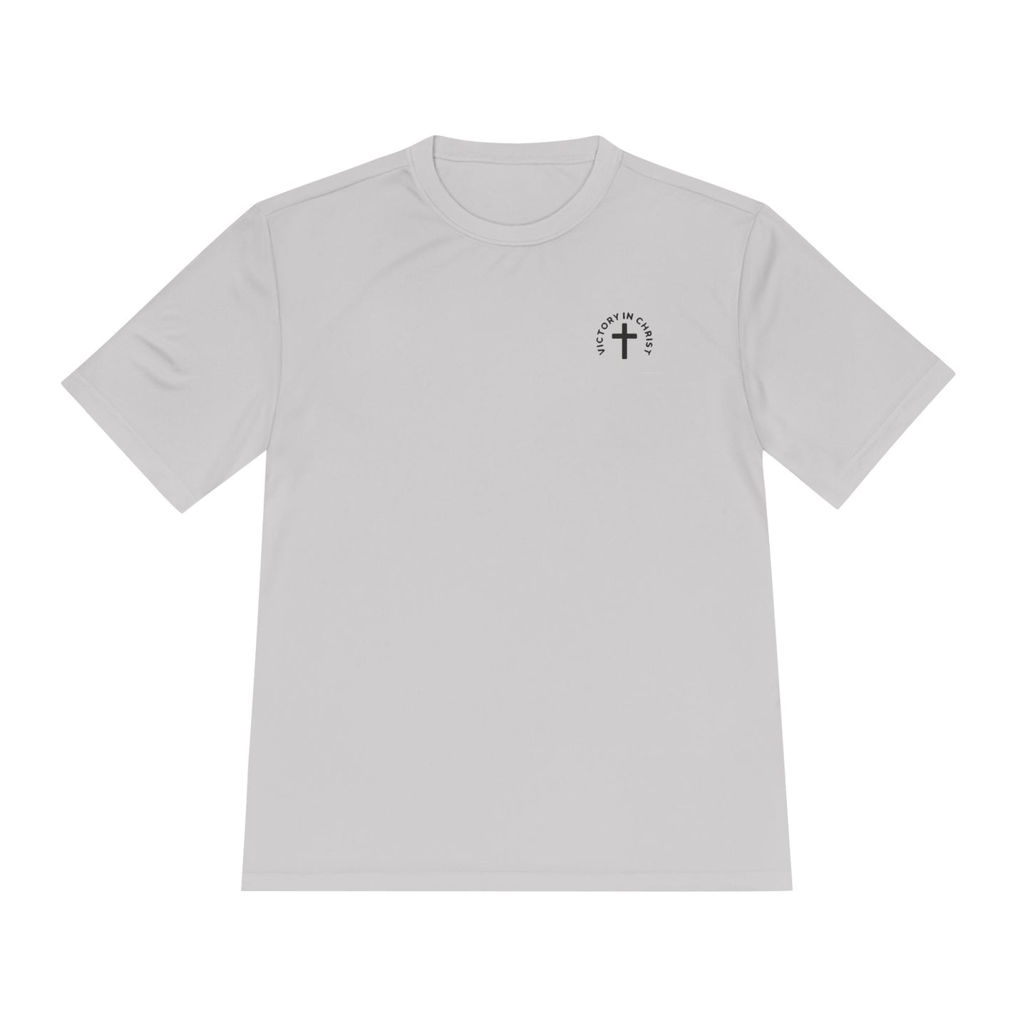 Copy of Victory in Christ Minimal Logo Unisex Moisture Wicking Tee