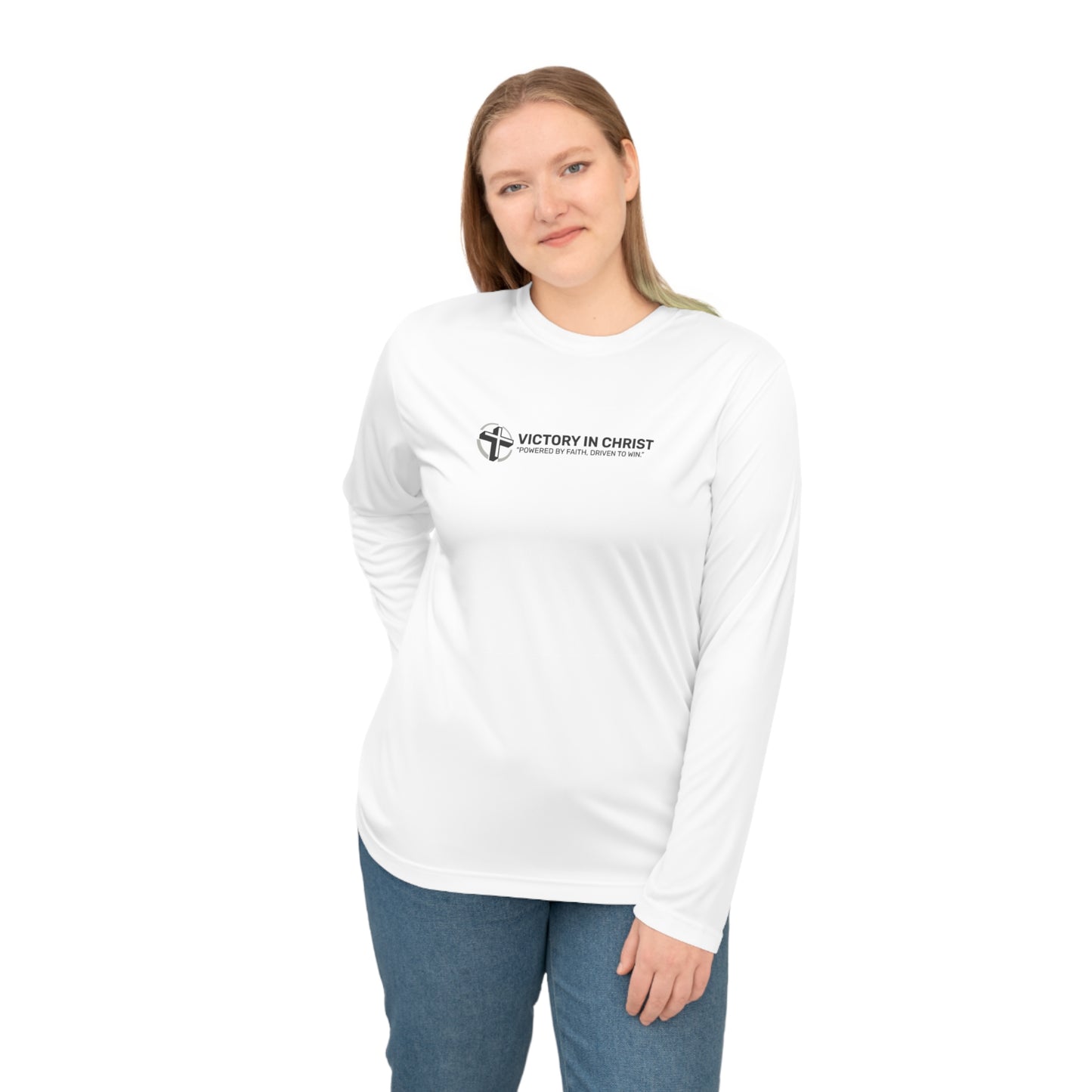 Victory in Christ Unisex Performance Long Sleeve Shirt