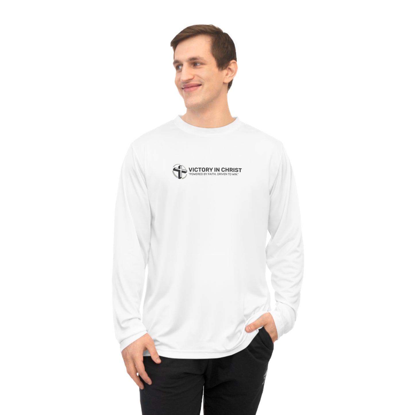 Victory in Christ Unisex Performance Long Sleeve Shirt