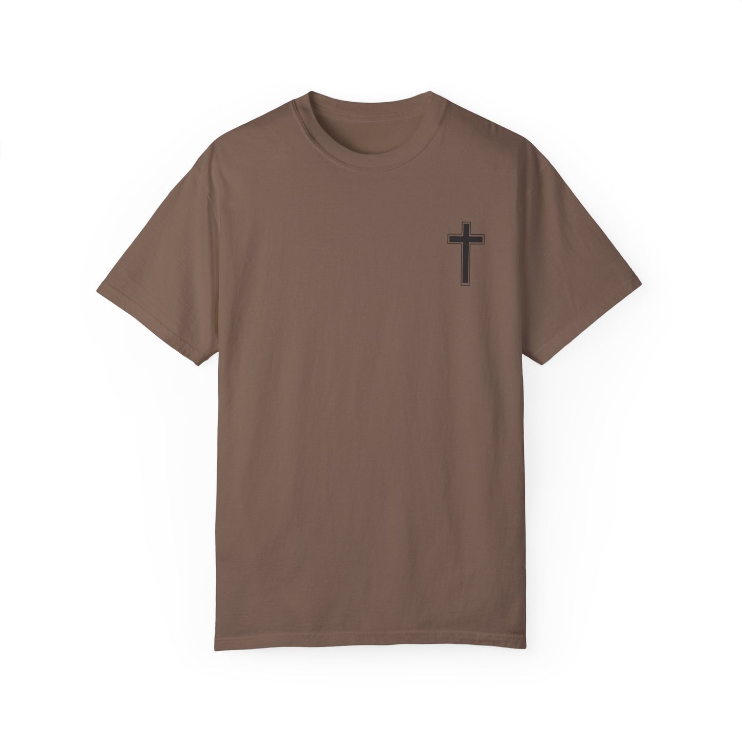 Unisex Garment-Dyed T-Shirt with Christ Illustration