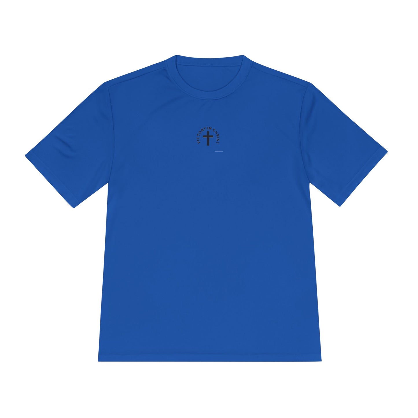 Victory in Christ Minimal Logo Unisex Moisture Wicking Tee