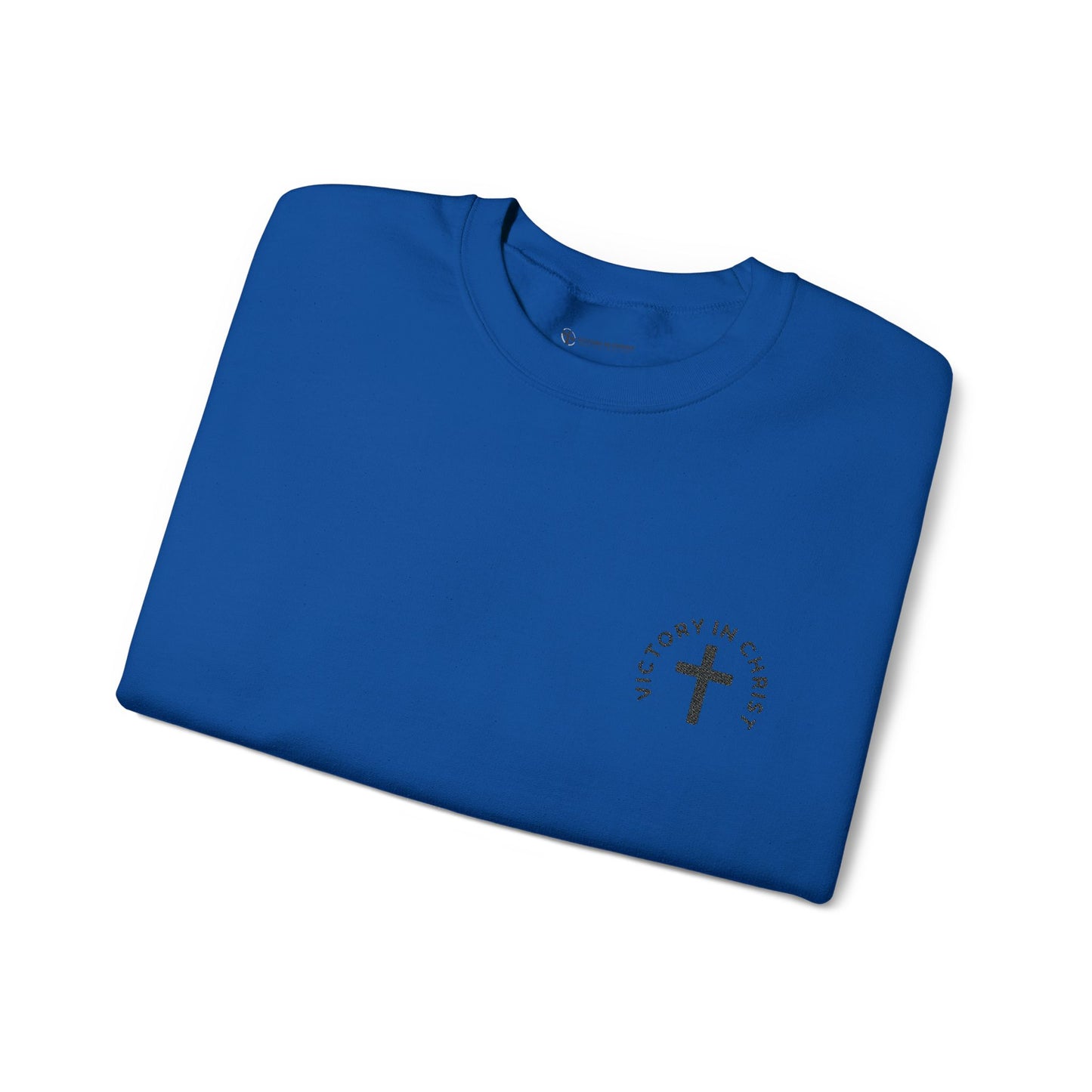 Unisex 'Victory in Christ' Crewneck Sweatshirt - Comfortable Apparel