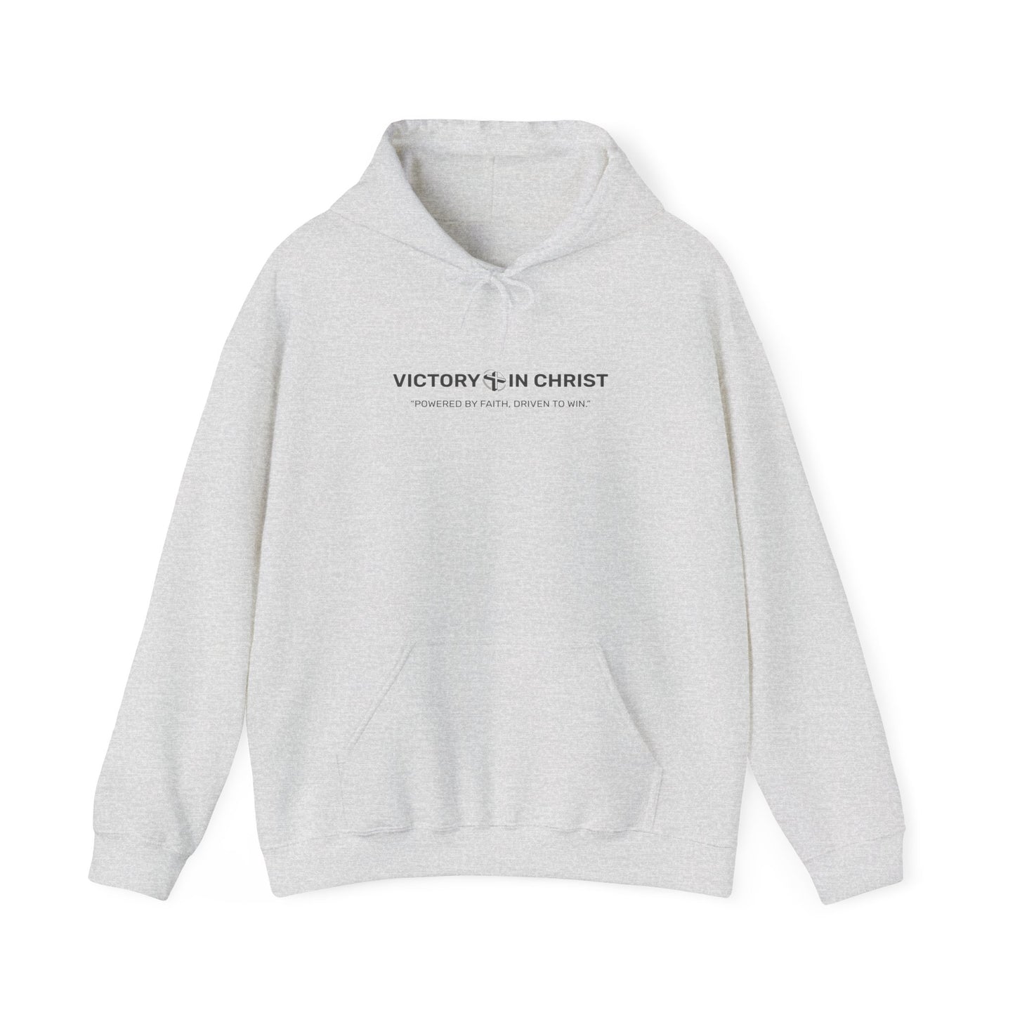 Victory in Christ Unisex Heavy Blend Hooded Sweatshirt - Faith Inspired Apparel