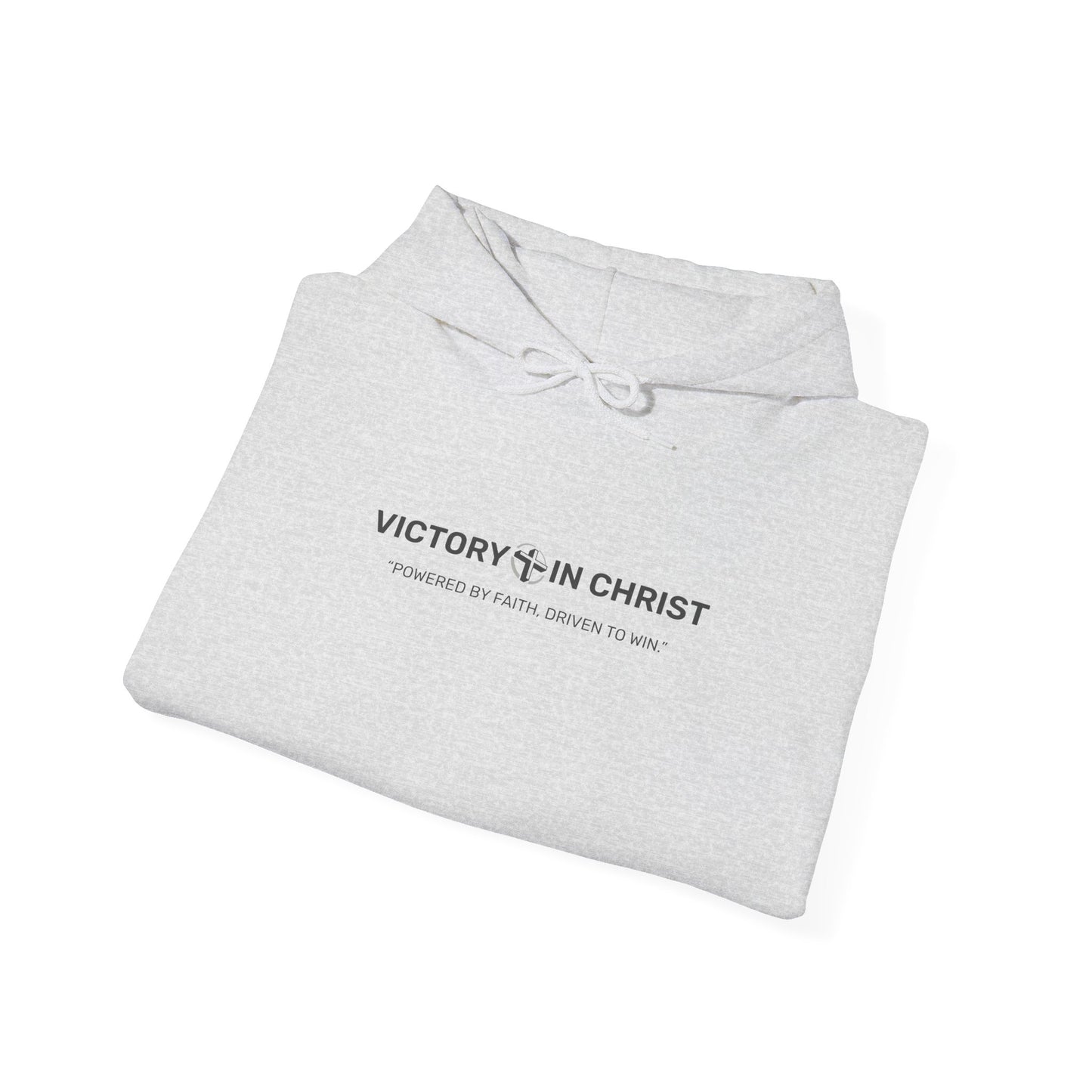 Victory in Christ Unisex Heavy Blend Hooded Sweatshirt - Faith Inspired Apparel