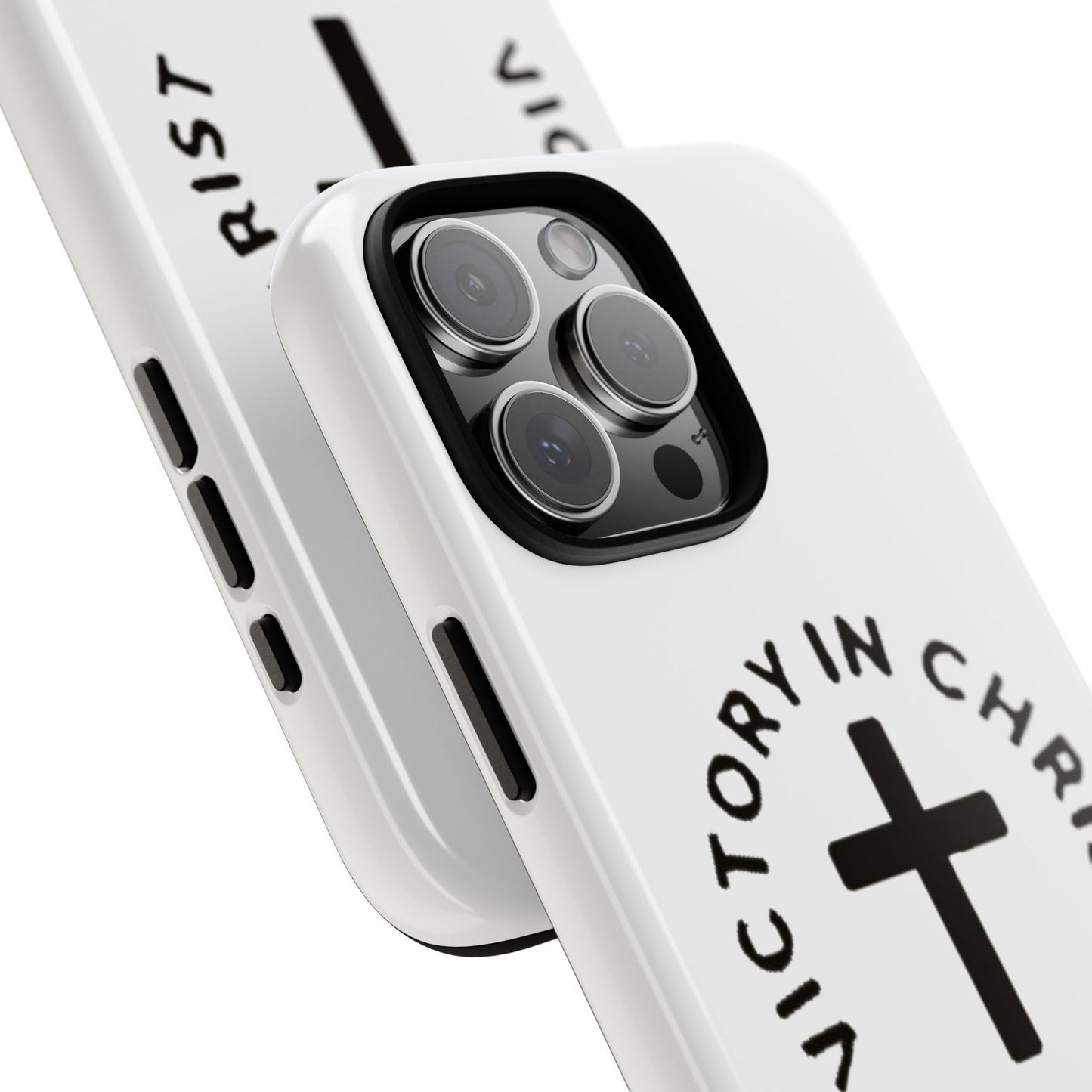 Inspirational Phone Case - Philippians 4:13 Cross Design