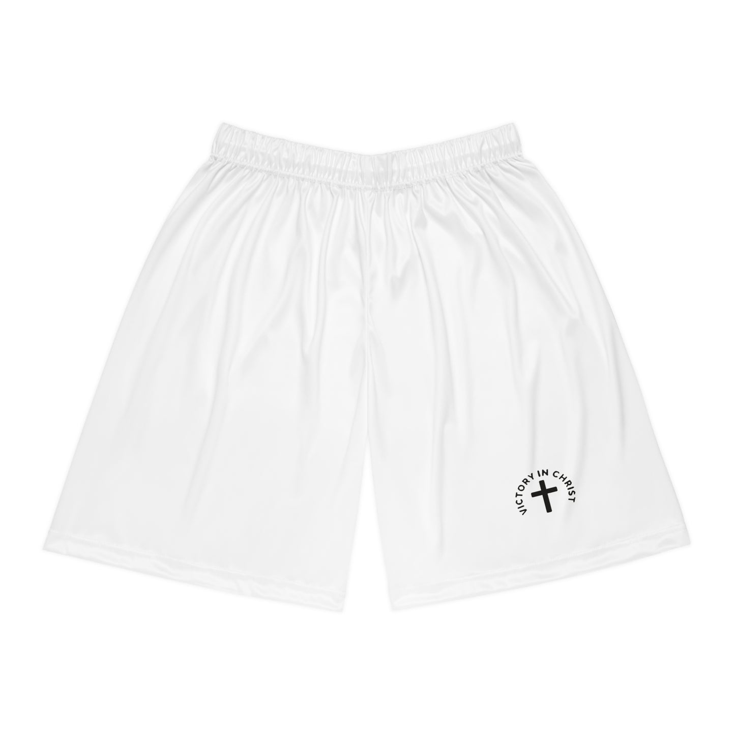 Victory in Christ Athletic Shorts - Comfortable Sportswear for Faith-Inspired Athletes