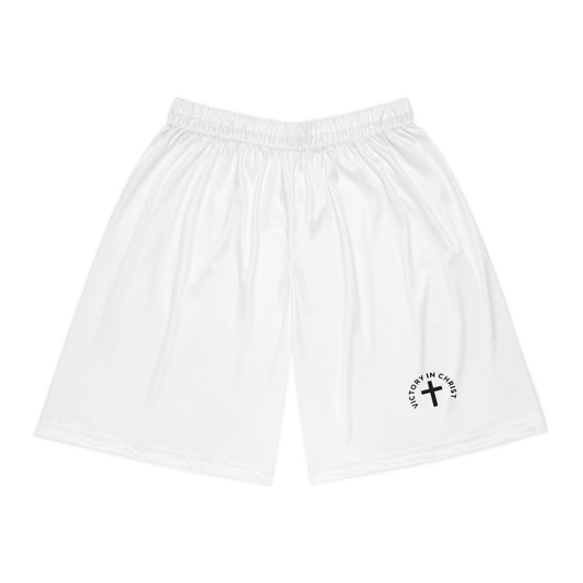 Victory in Christ Athletic Shorts - Comfortable Sportswear for Faith-Inspired Athletes